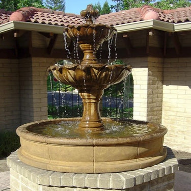 Giannini Garden Gardenia Two Tier Pond Fountain